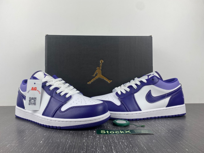 air jordan 1 low sky j light purple-white 553558-515