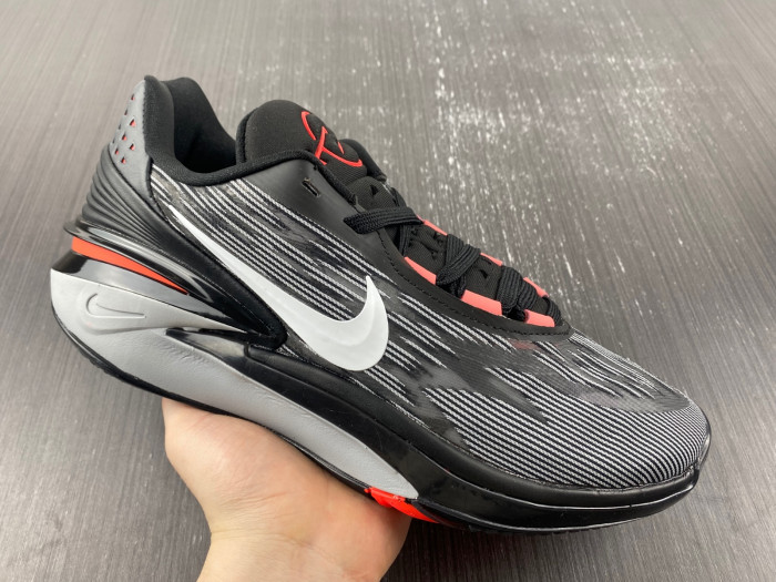 nike zoom gt cut 2 black bright crimson dj6013-001
