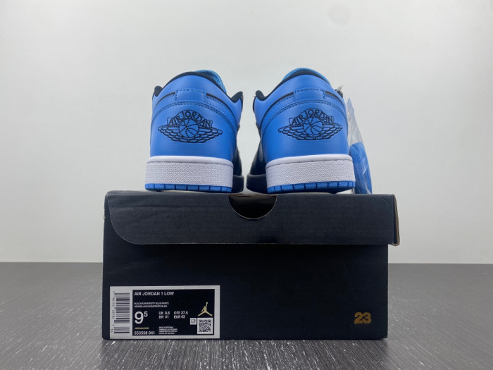 air jordan 1 low “university blue” 553558-041