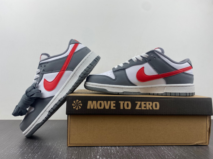 nike dunk low next nature smoke grey light crimson fb8038-001