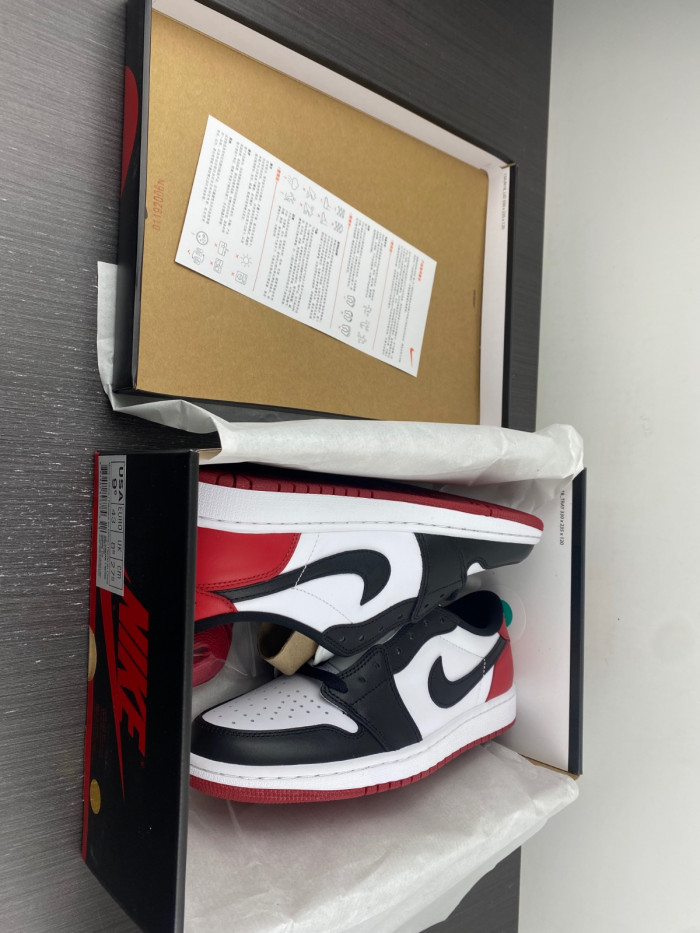 air jordan 1 retro low og black toe cz0790-106