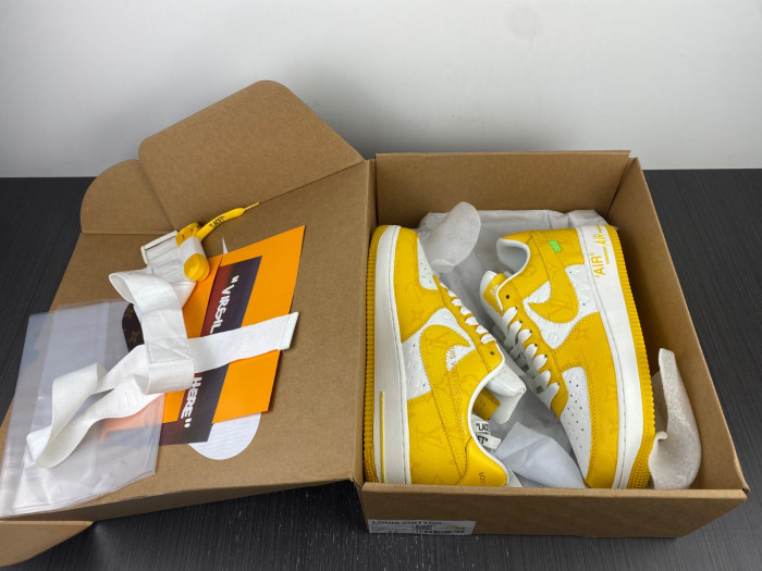 l**isV*t*n x nike air force lv yellow 20230213
