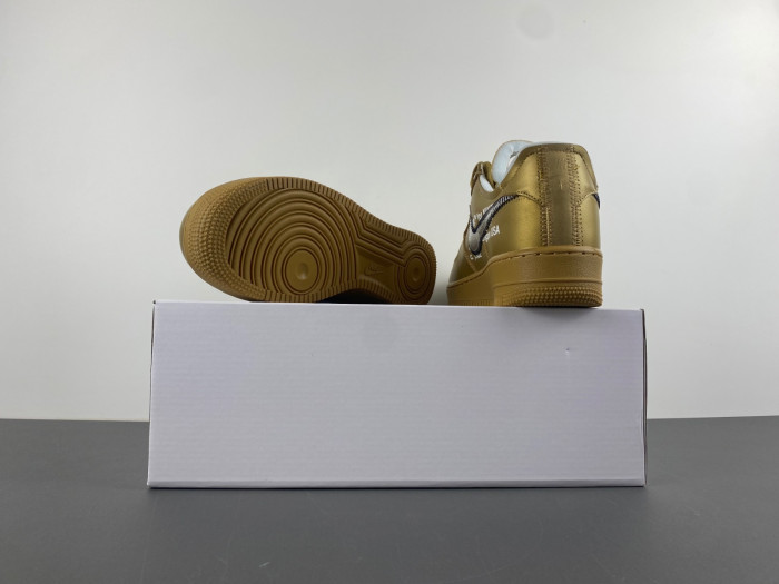 nike off-w x air force 1 low gold ao4297-800