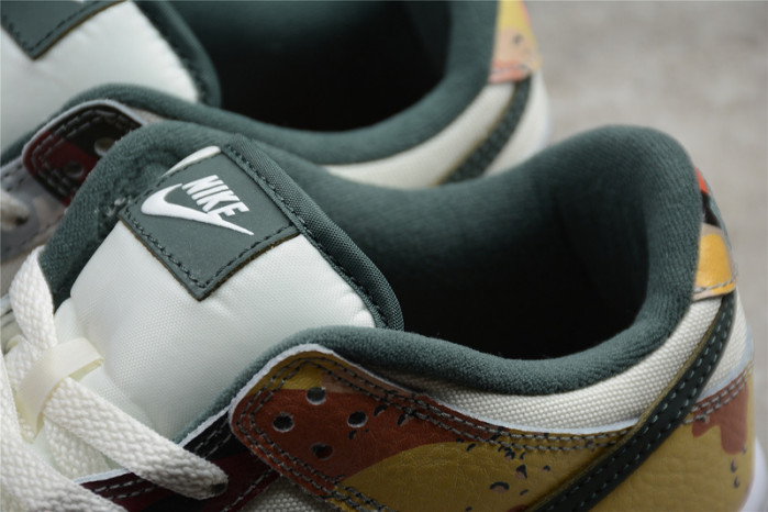 nike sb dunk low “sail multi camo” dh0957-100