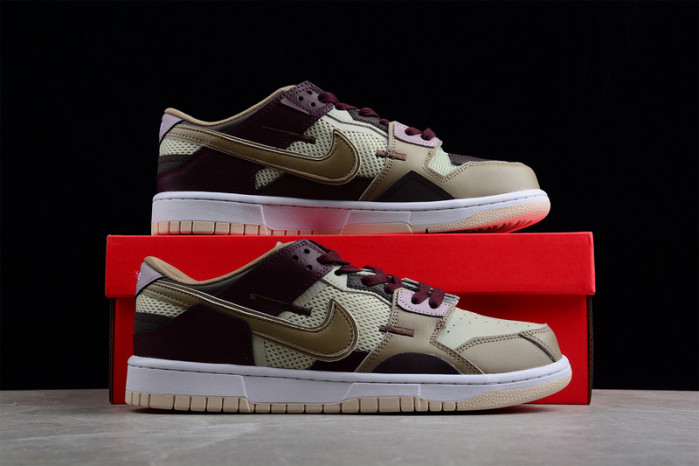 nike dunk low scrap latte dh7450-100