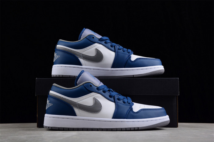 air jordan 1 low “true blue” 553558-412