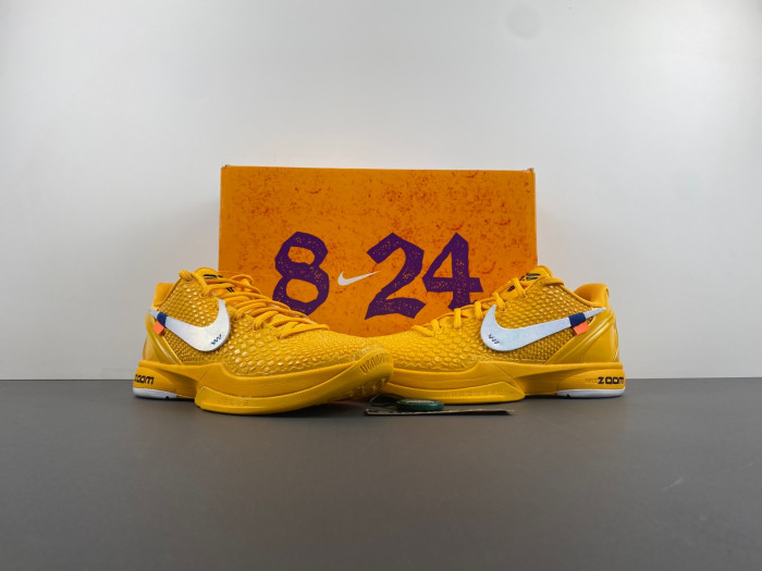 nike kobe 6 ow protro “mambacita” cw2190-501