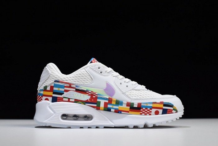nike air max 90 nic qs "international flag pack" a05119 100