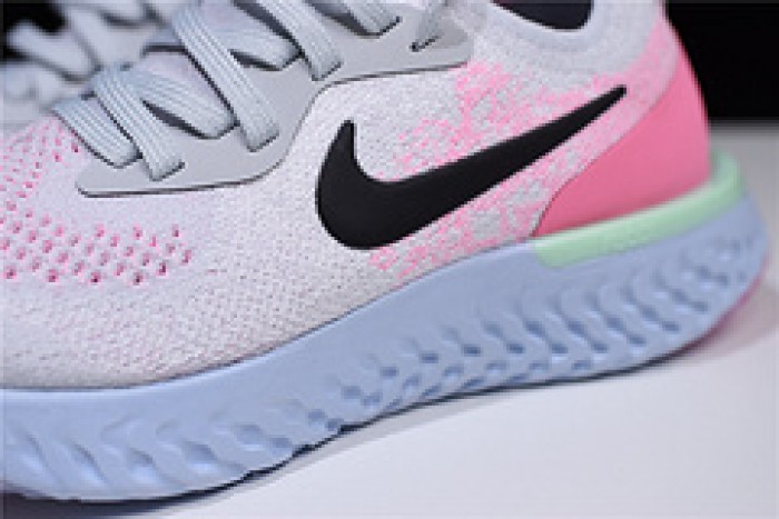 nike epic react flyknit pure platinum womens aq0067-007