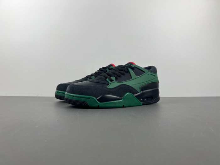 Air Jordan 4 RM Black Gorge Green University Red FQ7939-003