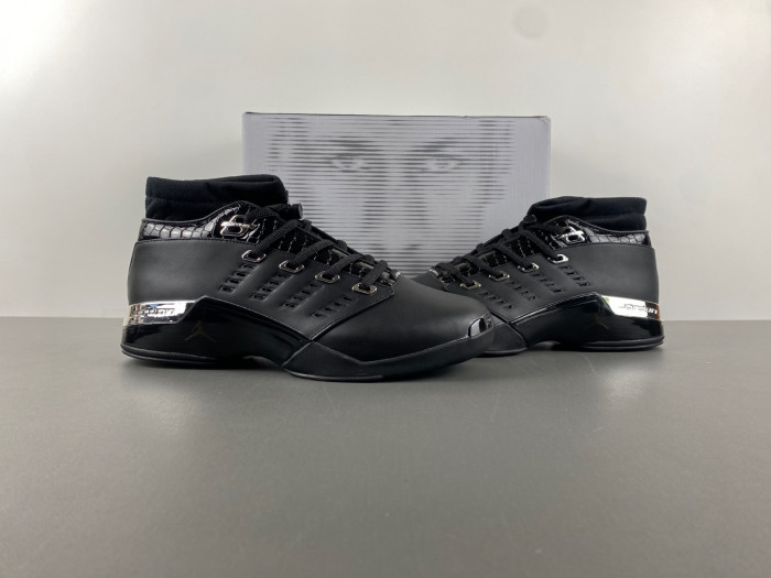 Air Jordan 17 OG Low Black Chrome 2024 303891-004