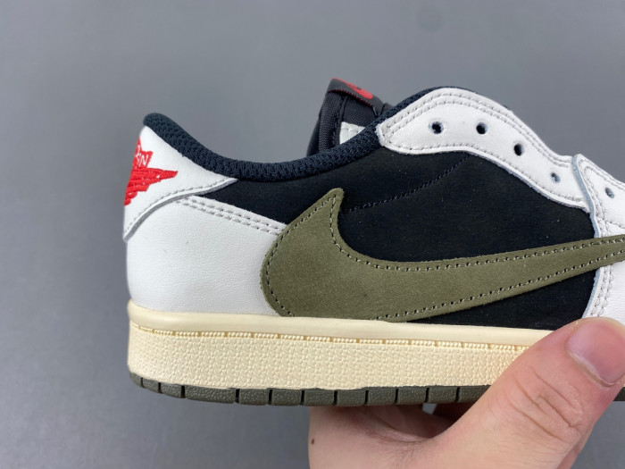 TRAVIS SCOTT X AIR JORDAN 1 LOW Olive KIDS DZ5909 106