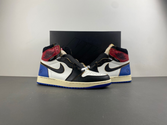 Air Jordan 1 High Fragment x Union LA Varsity Red Sport Royal IO7847-002